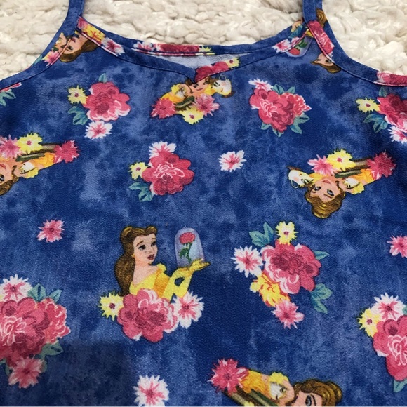 Disney Princess Belle Blue Dress Girls size Med 7/8 - Picture 2 of 9